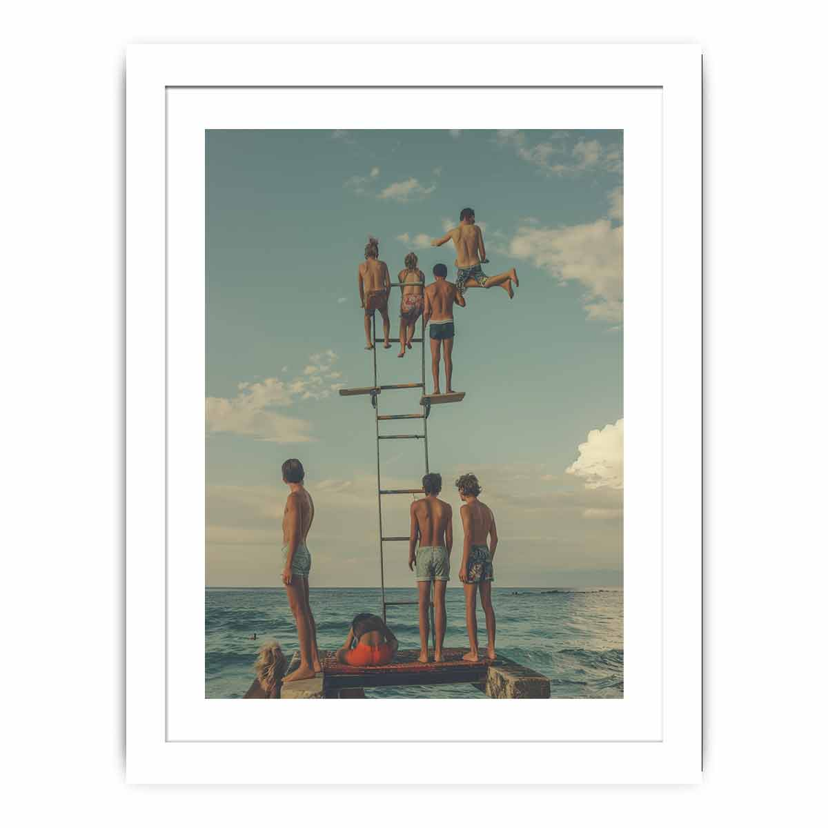 High-Quality Diving Board Print - Premium Archival Paper, UL Certified Ink, Ready to Hang - BEYRUN