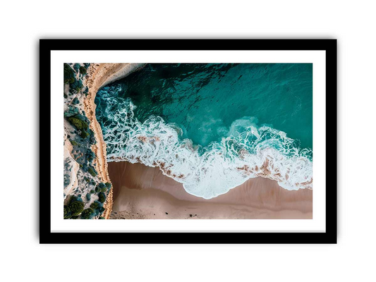 Great Ocean Road Framed Art Print - High-Quality Matte Finish, Ready to Hang - BEYRUN