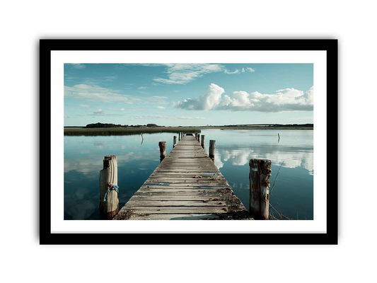 Sea Jetty Art – High-Quality Coastal Wall Décor with Elegant Framing - BEYRUN