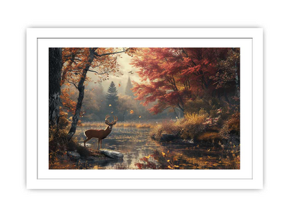 Whisper Of Fall Art | Premium Wall Decor | High Quality Matted Print - BEYRUN