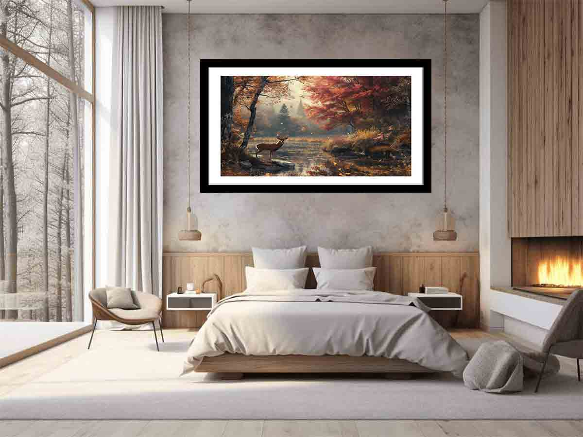 Whisper Of Fall Art | Premium Wall Decor | High Quality Matted Print - BEYRUN