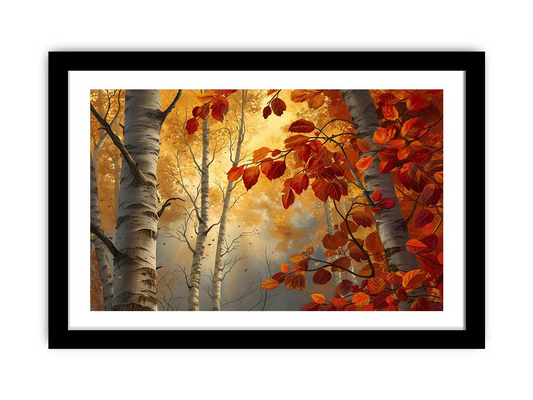 Whisper Of Fall Framed Print - Premium Nature-Inspired Artwork - BEYRUN