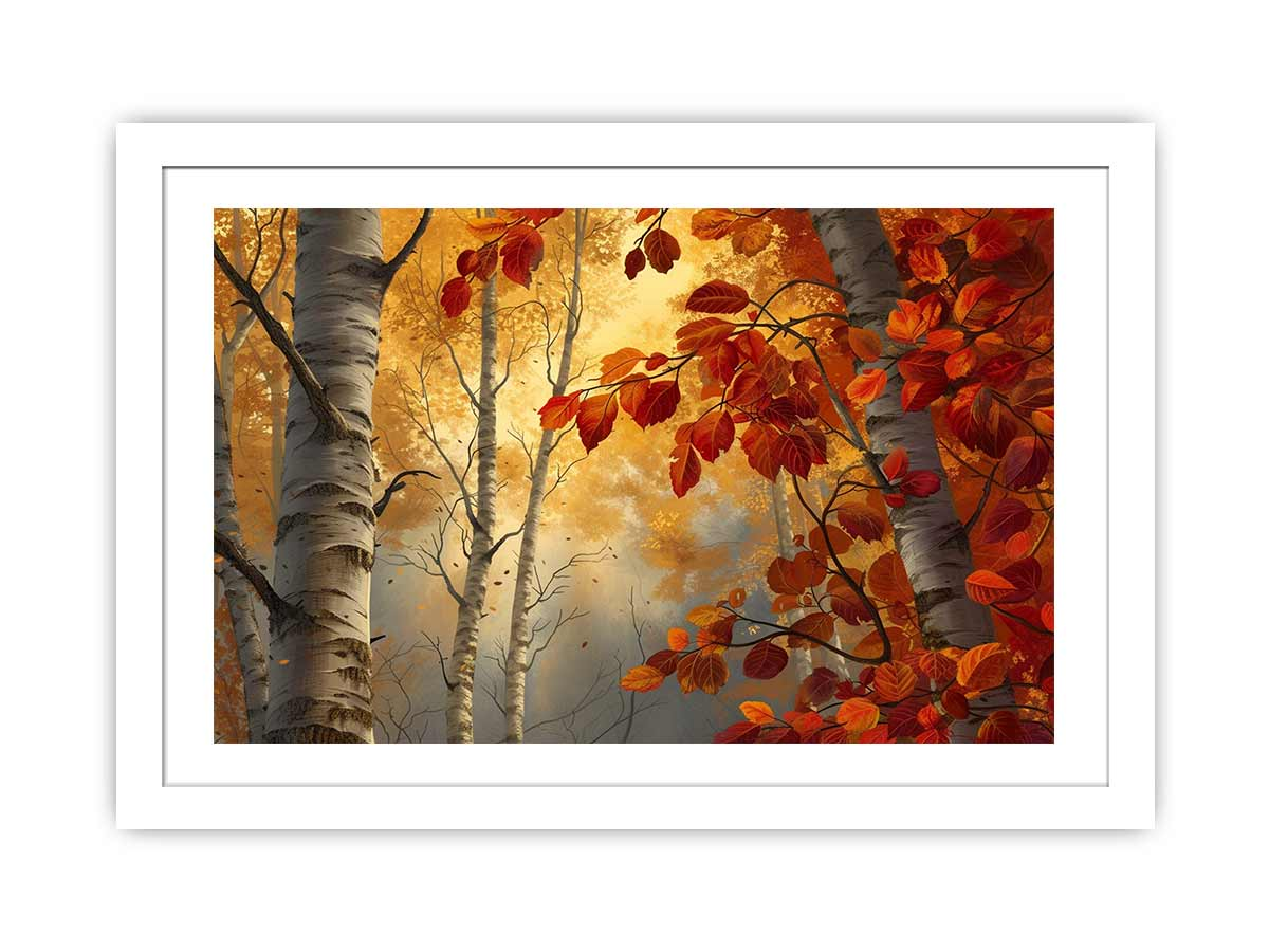 Whisper Of Fall Framed Print - Premium Nature-Inspired Artwork - BEYRUN