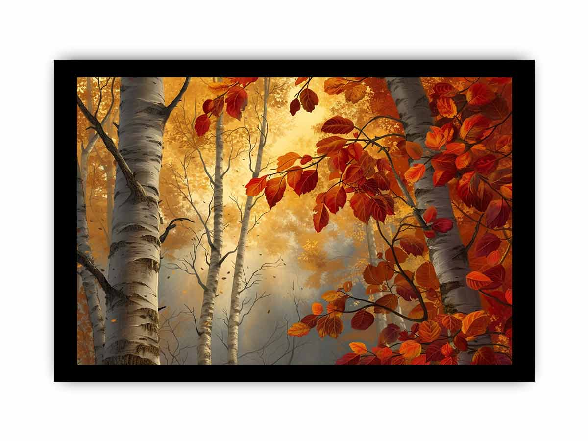 Whisper Of Fall Framed Print - Premium Nature-Inspired Artwork - BEYRUN