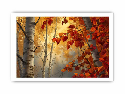 Whisper Of Fall Framed Print - Premium Nature-Inspired Artwork - BEYRUN