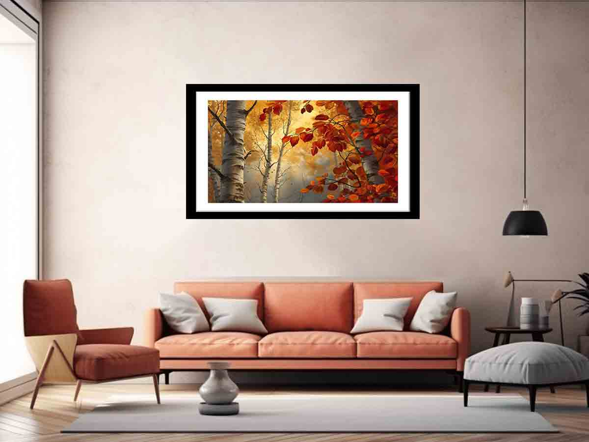 Whisper Of Fall Framed Print - Premium Nature-Inspired Artwork - BEYRUN