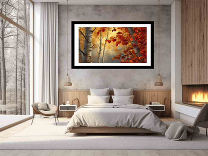 Whisper Of Fall Framed Print - Premium Nature-Inspired Artwork - BEYRUN