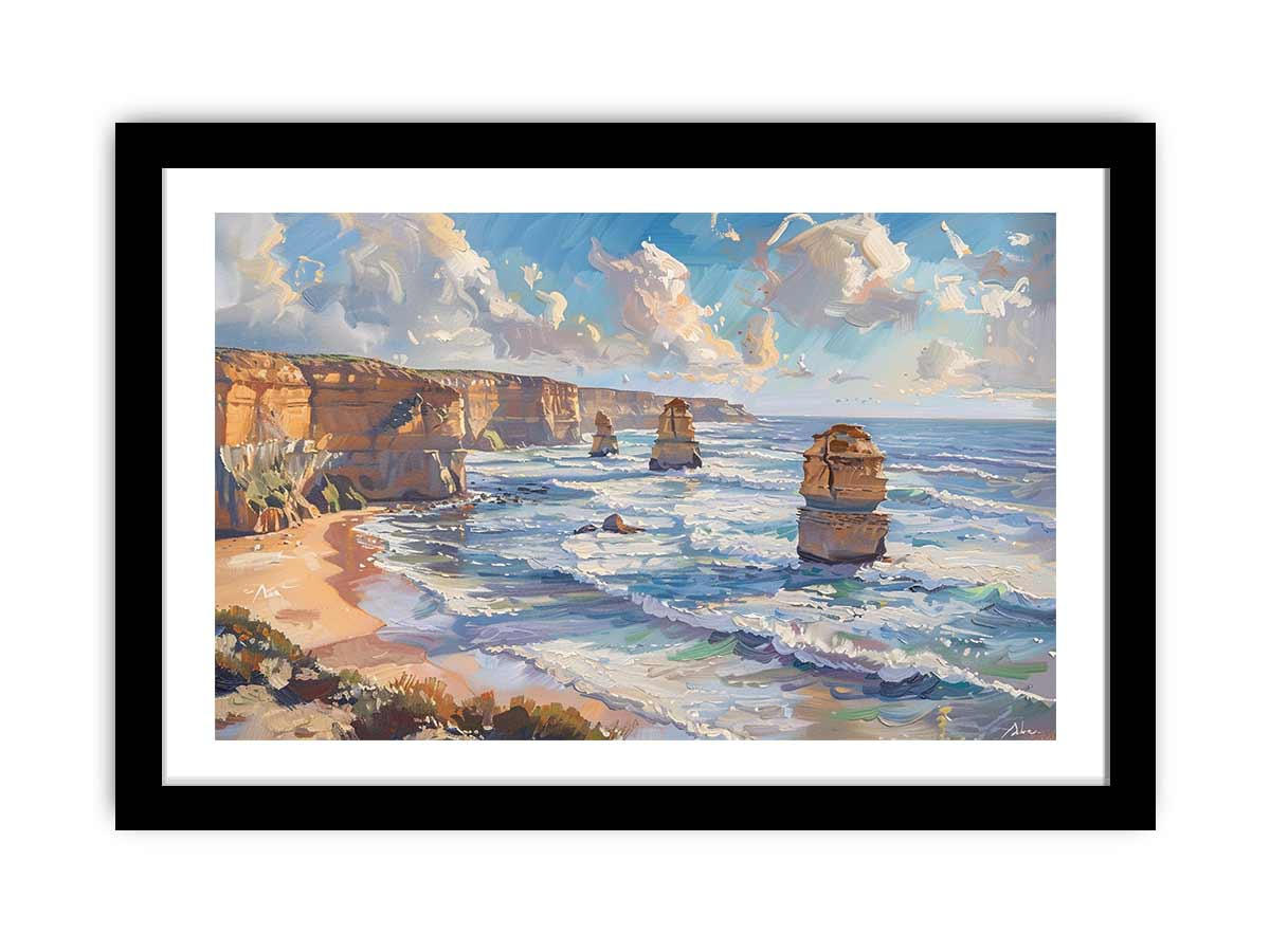 12 Apostles Melbourne Art - Premium Quality Print with Custom Framing Options | Stunning Wall Décor - BEYRUN