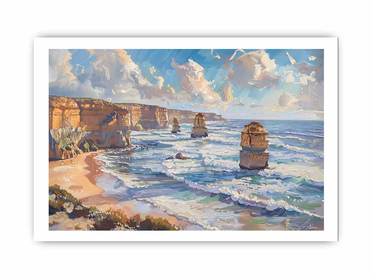 12 Apostles Melbourne Art - Premium Quality Print with Custom Framing Options | Stunning Wall Décor - BEYRUN