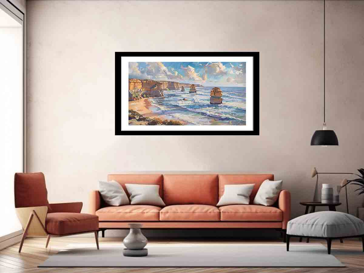 12 Apostles Melbourne Art - Premium Quality Print with Custom Framing Options | Stunning Wall Décor - BEYRUN