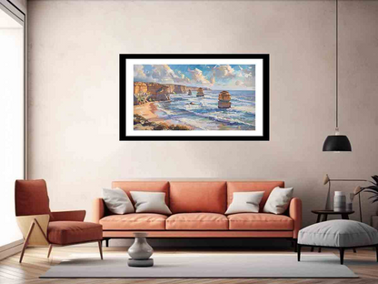 12 Apostles Melbourne Art - Premium Quality Print with Custom Framing Options | Stunning Wall Décor - BEYRUN