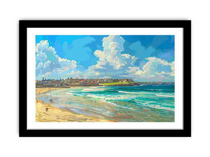 Bondi Beach Art - Unique and Vibrant Coastal Wall Decor for Your Home - BEYRUN