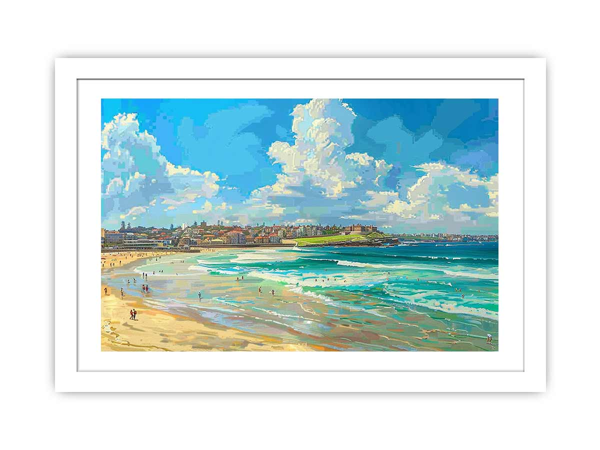 Bondi Beach Art - Unique and Vibrant Coastal Wall Decor for Your Home - BEYRUN