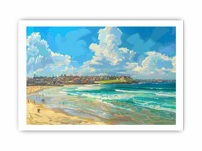 Bondi Beach Art - Unique and Vibrant Coastal Wall Decor for Your Home - BEYRUN