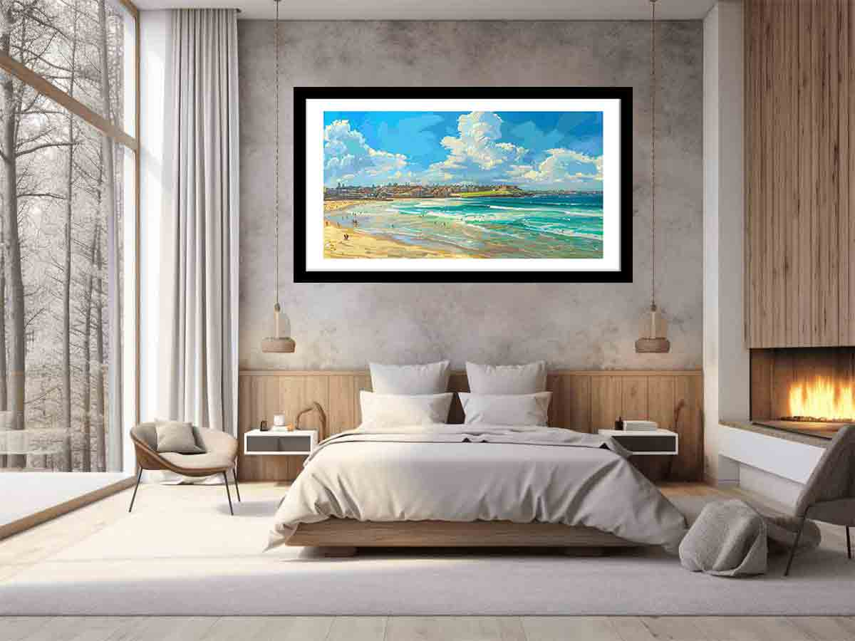 Bondi Beach Art - Unique and Vibrant Coastal Wall Decor for Your Home - BEYRUN