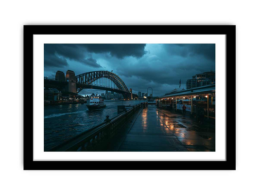 Sydney Harbour Bridge Framed Print - High Resolution, Ready to Hang, Archival Quality - BEYRUN