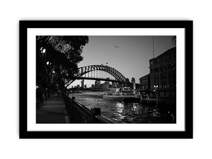 Sydney Harbour Bridge Print - High Quality Art Print with Frame Options - BEYRUN