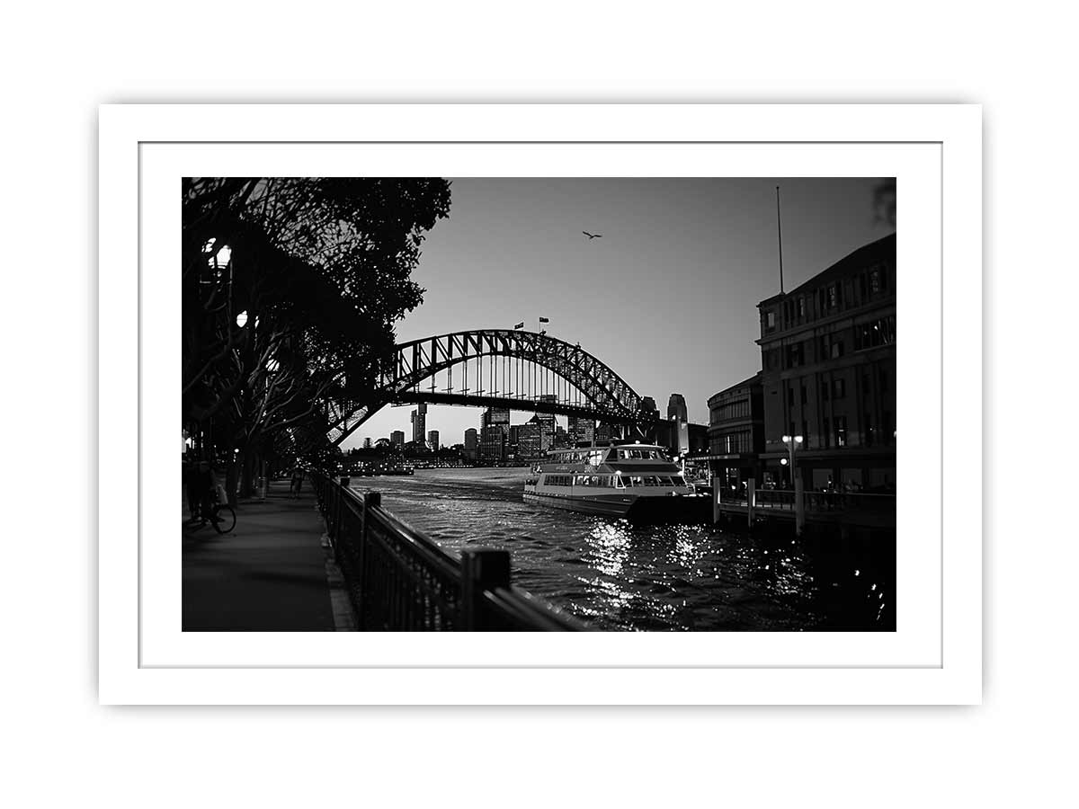 Sydney Harbour Bridge Print - High Quality Art Print with Frame Options - BEYRUN