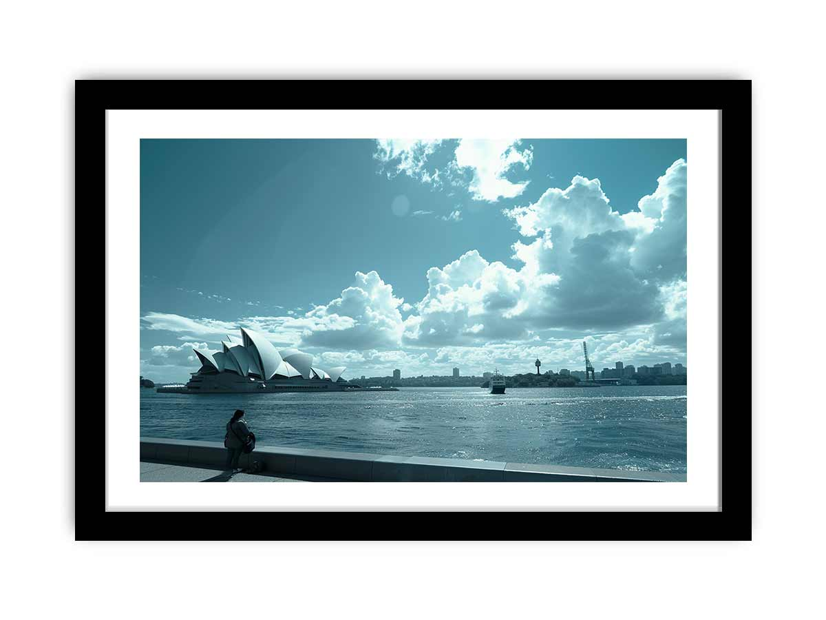 Opera House Sydney Framed Print - Premium Quality Wall Art for Home or Office - BEYRUN