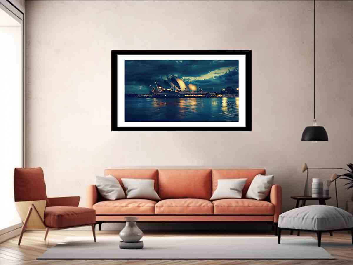 Opera House Framed Print - Archival Quality, Premium Framing - BEYRUN