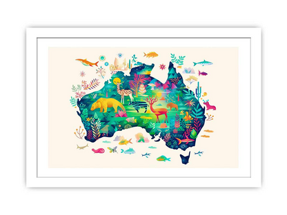 Australia Framed Print | High-Quality Wall Art | Ready to Hang - BEYRUN