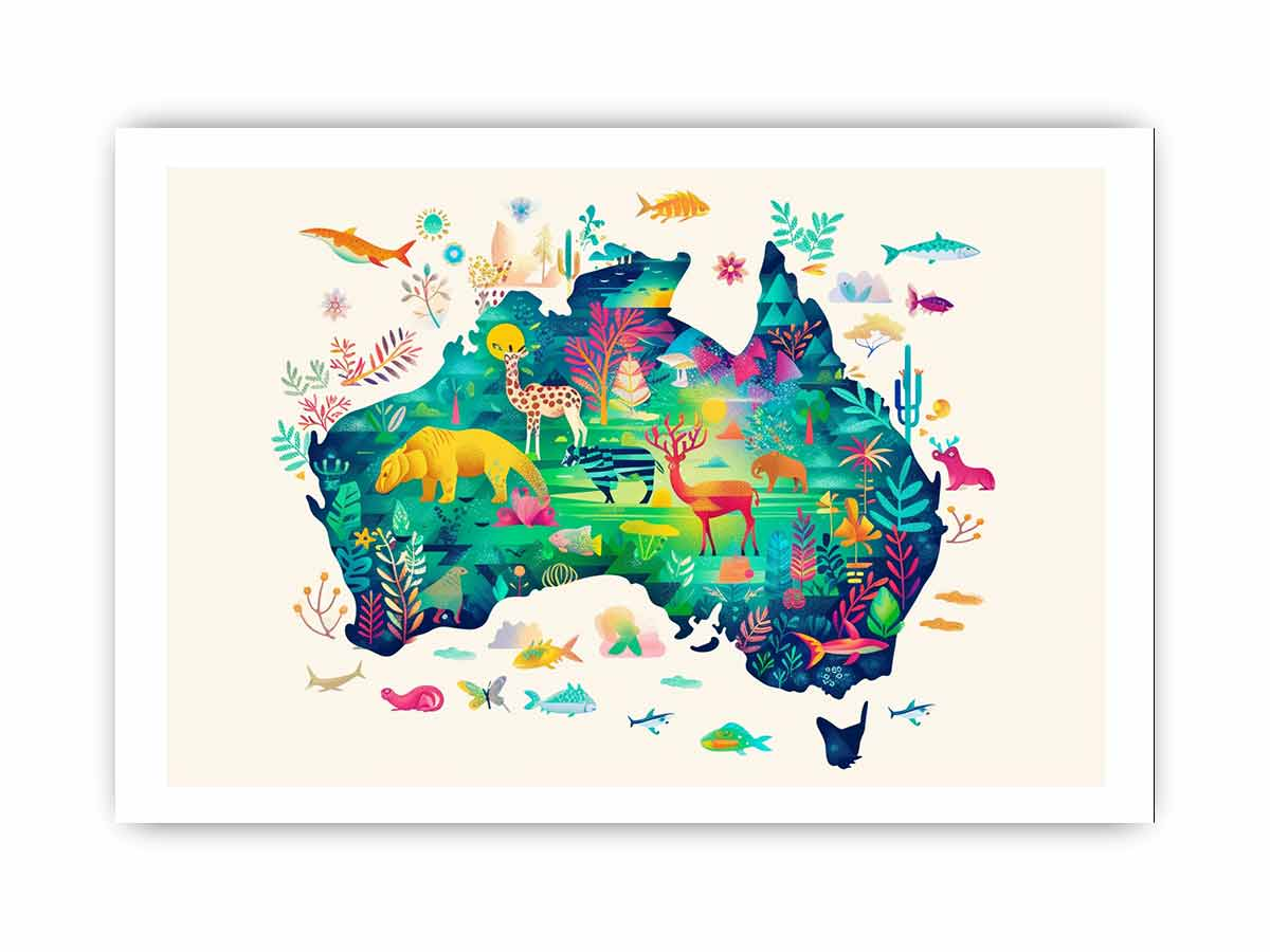 Australia Framed Print | High-Quality Wall Art | Ready to Hang - BEYRUN