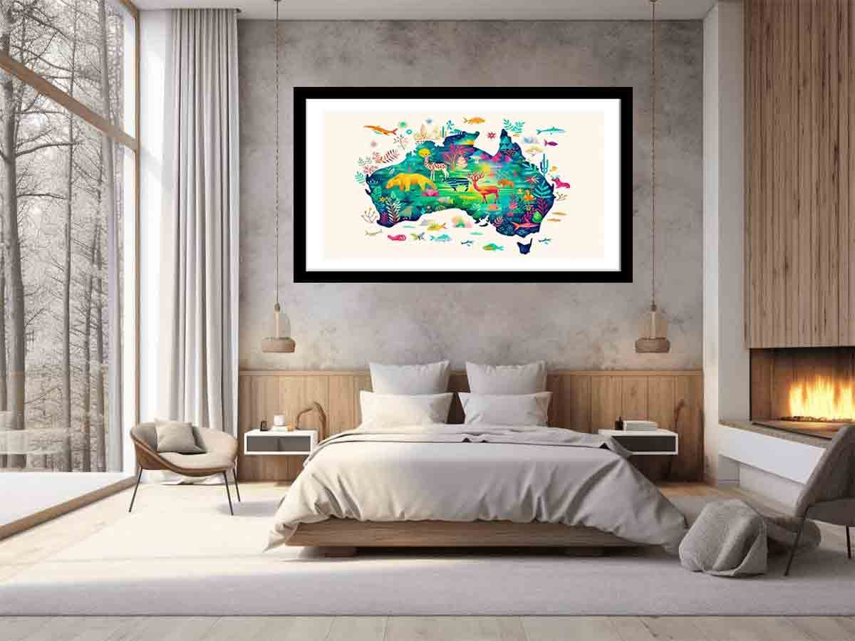 Australia Framed Print | High-Quality Wall Art | Ready to Hang - BEYRUN