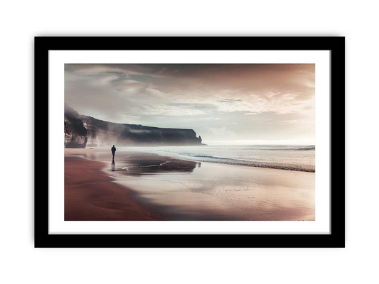 Byron Bay Art Framed Print - High-Resolution Photographic Quality, Elegant Pine Wood Frame, Ready to Hang - BEYRUN