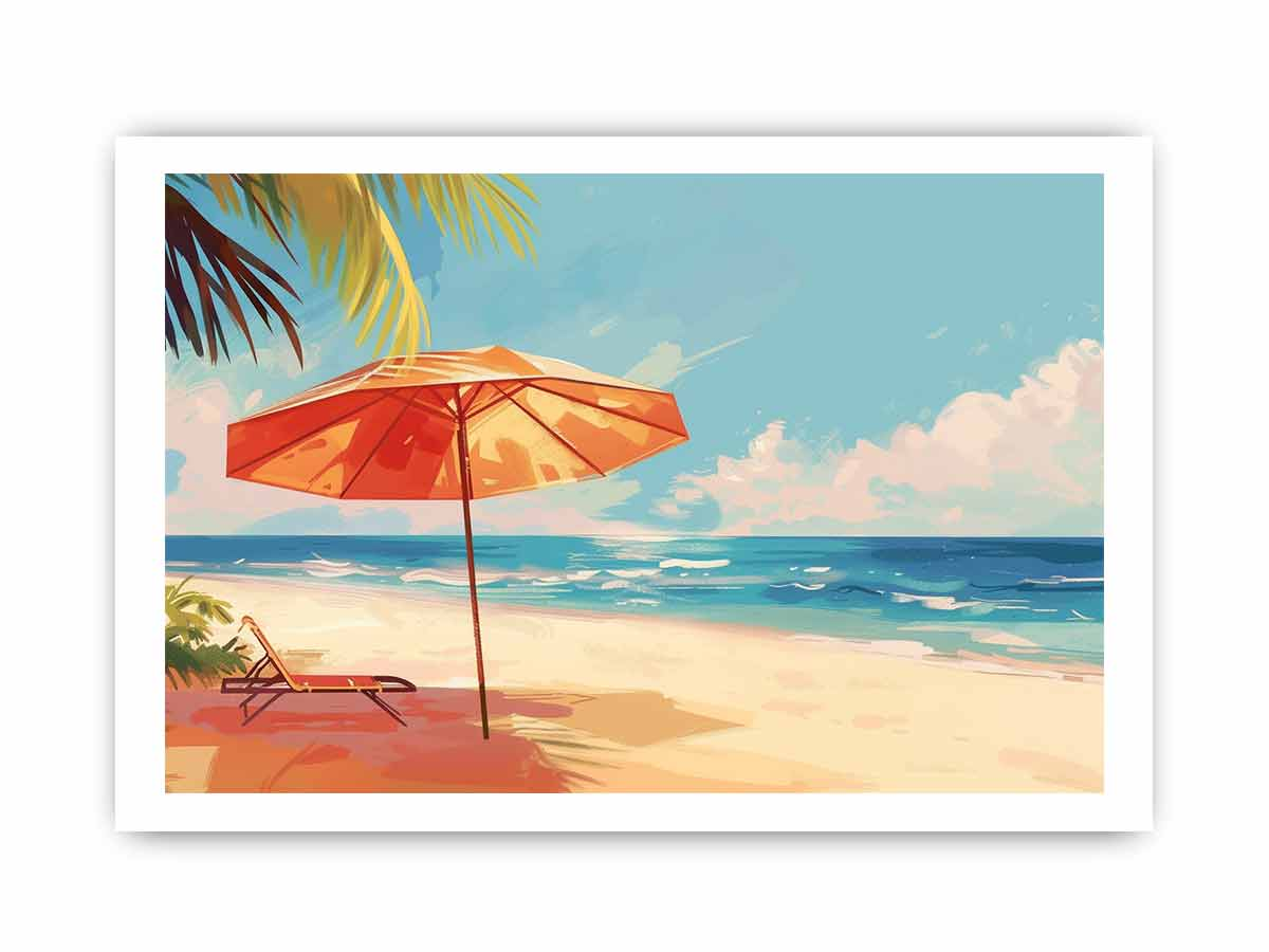 Beach Framed Print - Elegant Coastal Wall Art with High-Resolution Photography - BEYRUN