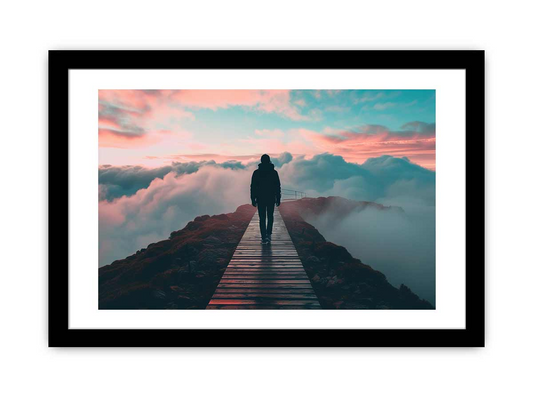 Motivation Framed Print - High Quality Archival Paper | Radiata Pine Frame - BEYRUN