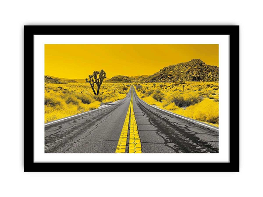 Dream Road Framed Print - High Quality Photographic Art with Archival Paper and Durable Frame - BEYRUN