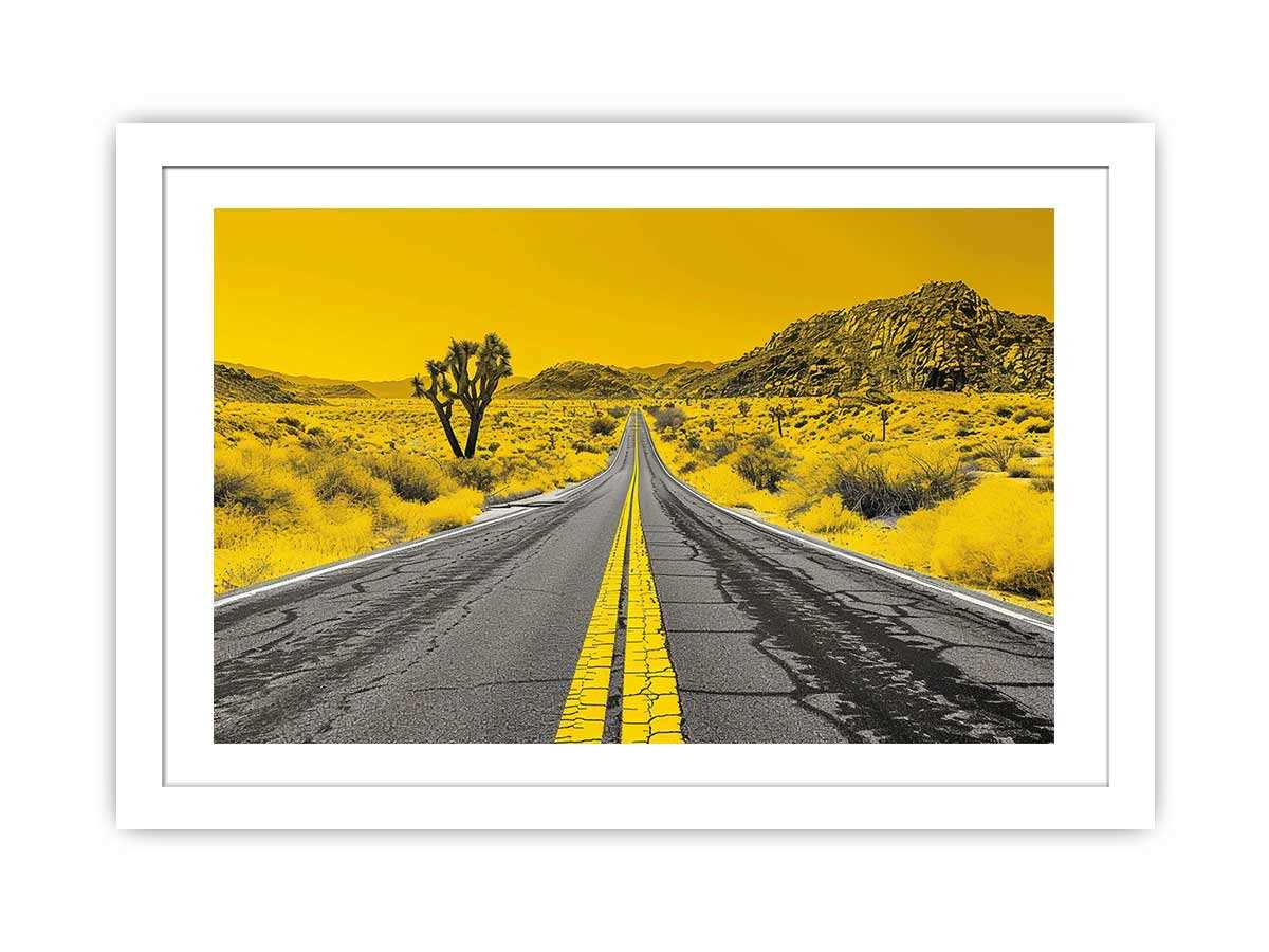 Dream Road Framed Print - High Quality Photographic Art with Archival Paper and Durable Frame - BEYRUN