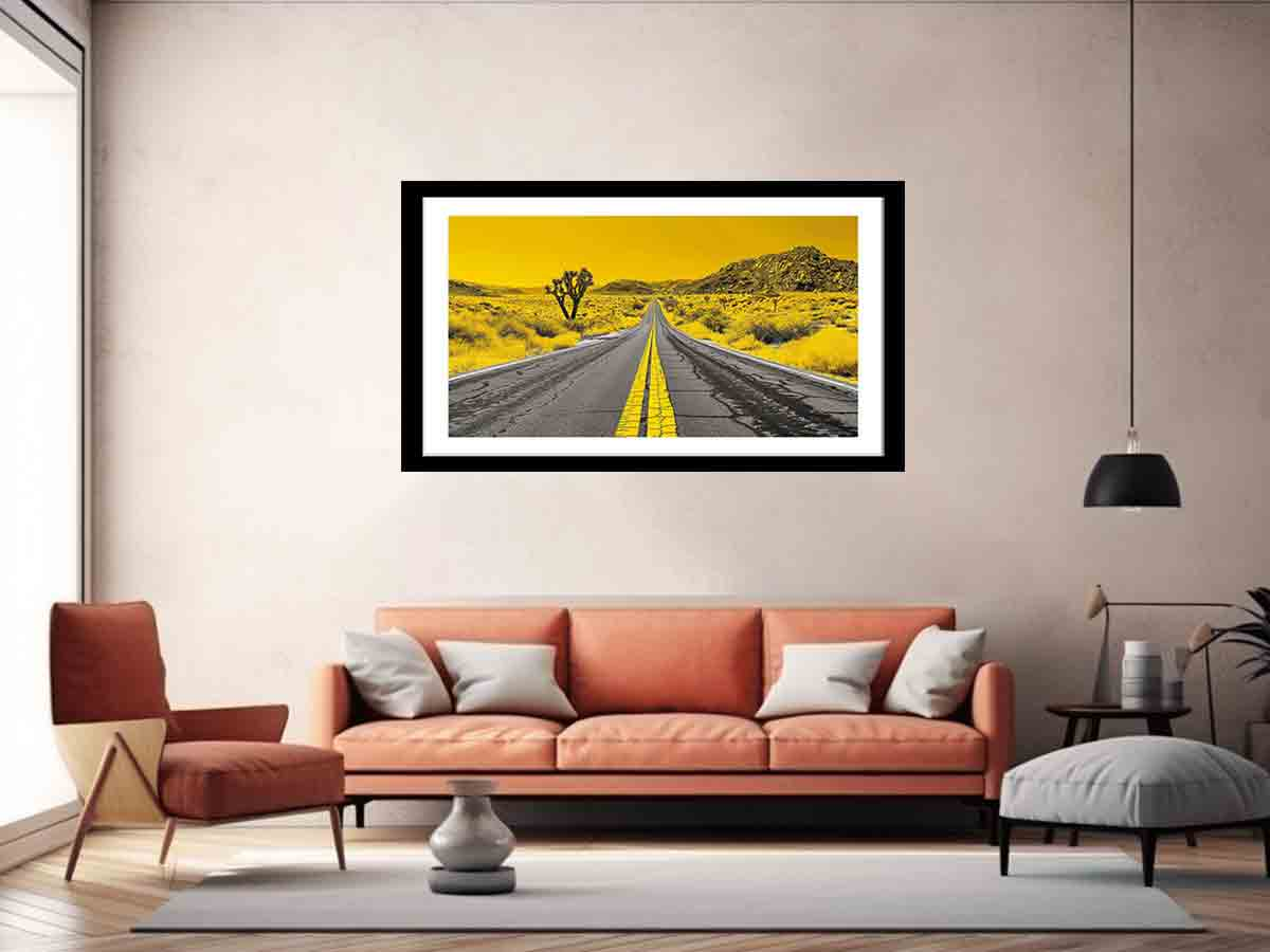 Dream Road Framed Print - High Quality Photographic Art with Archival Paper and Durable Frame - BEYRUN