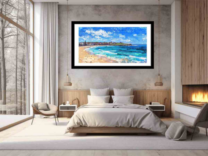 Bondi Beach Art Framed Print - High-Resolution Photography | Premium Pine Wood Frame | Ready to Hang - BEYRUN