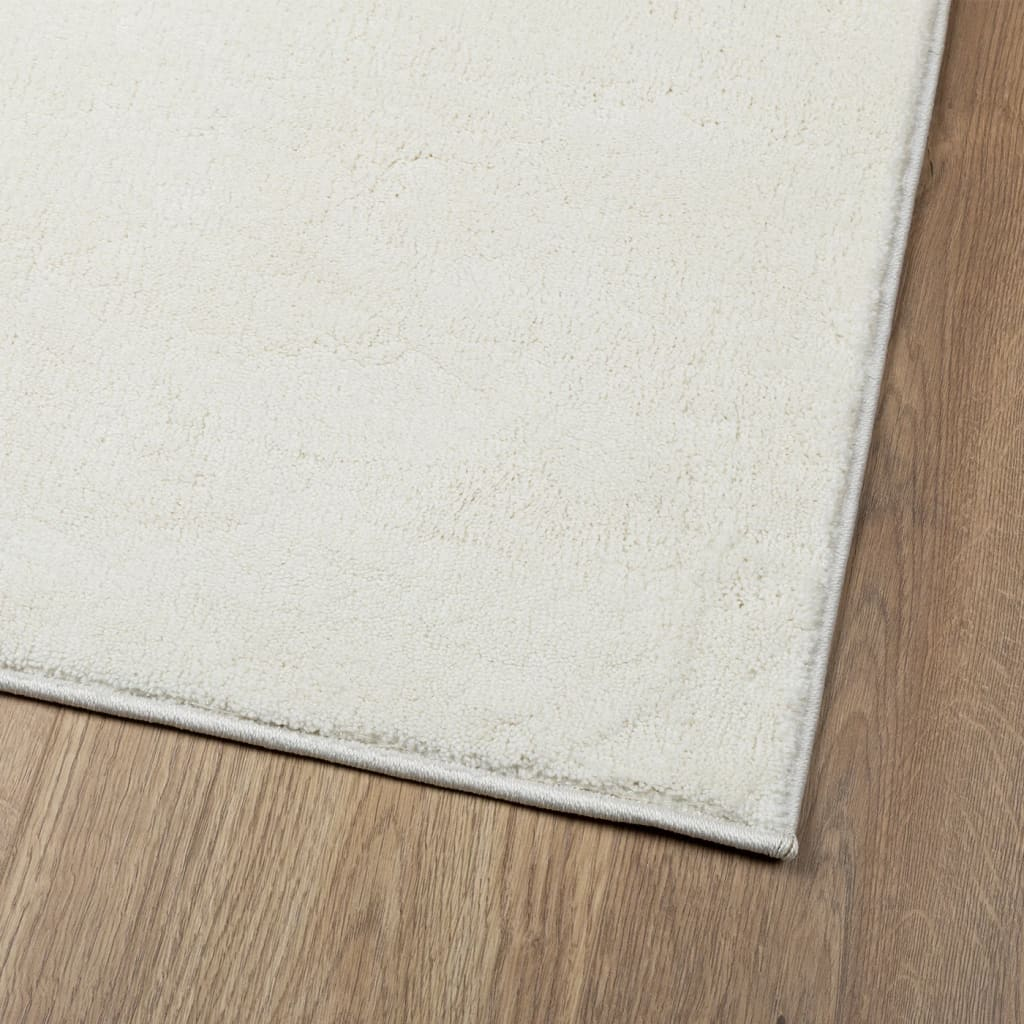 vidaXL OVIEDO Short Pile Cream Rug - Soft & Durable 80x150 cm