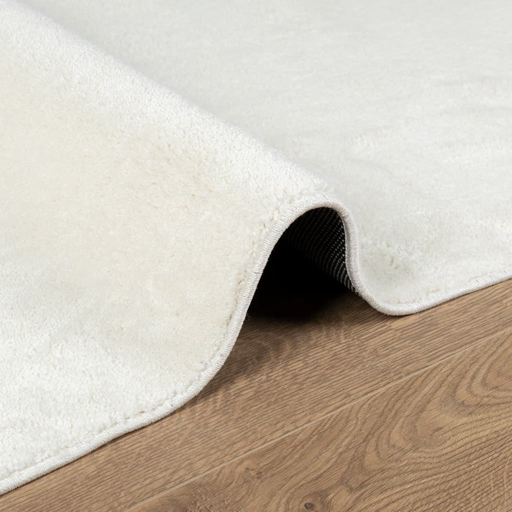 vidaXL OVIEDO Short Pile Cream Rug - Soft & Durable 80x150 cm