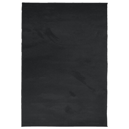 vidaXL OVIEDO Short Pile Rug – Ultra-Soft, Modern & Durable Floor Covering, 200x280 cm, Black - BEYRUN