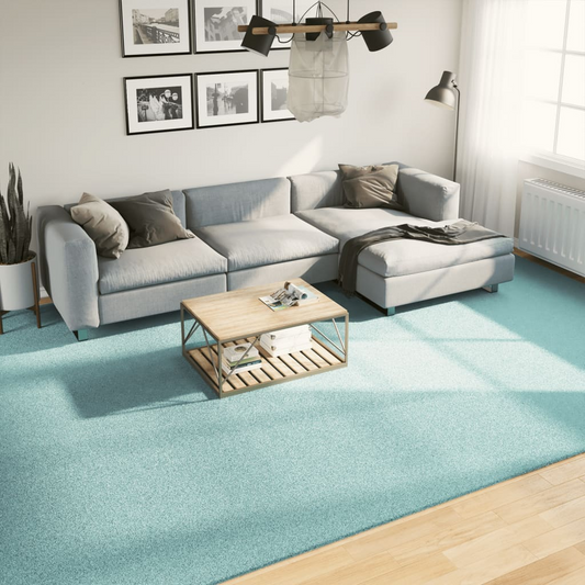 vidaXL OVIEDO Short Pile Green Rug - 300x400 cm - Soft, Cozy, and Durable - BEYRUN