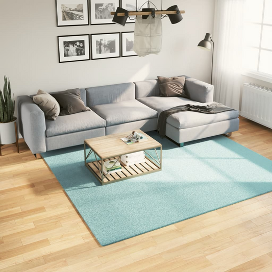 vidaXL OVIEDO Green Short Pile Rug - Cozy & Durable, 240x240 cm | Soft & Versatile Area Rug - BEYRUN