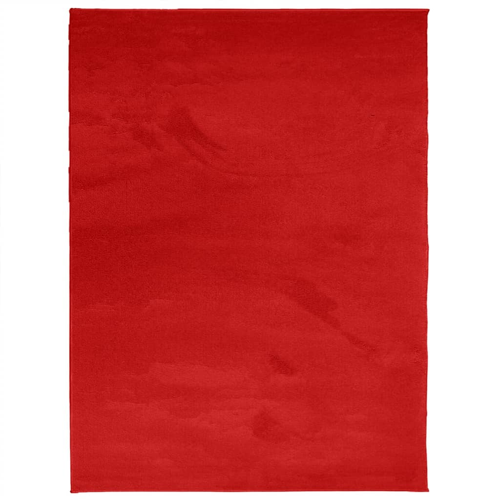 vidaXL Rug OVIEDO Short Pile Red 240x340 cm – Elegant & Cozy Home Decor - BEYRUN