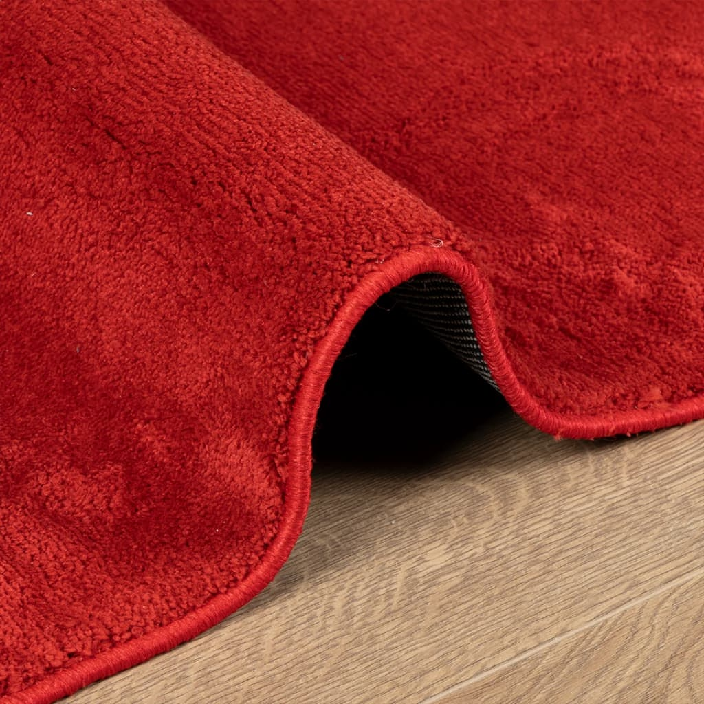 vidaXL Rug OVIEDO Short Pile Red 240x340 cm – Elegant & Cozy Home Decor - BEYRUN