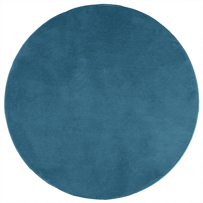 vidaXL OVIEDO Soft Turquoise Area Rug - 240 cm Diameter, Cozy & Durable for Living Room, Bedroom, Office - BEYRUN