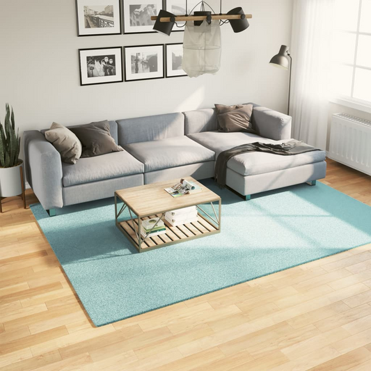 vidaXL OVIEDO Green Short Pile Rug - Plush Teddy Texture, OEKO-TEX Certified, 200x280 cm, Cozy and Durable - BEYRUN