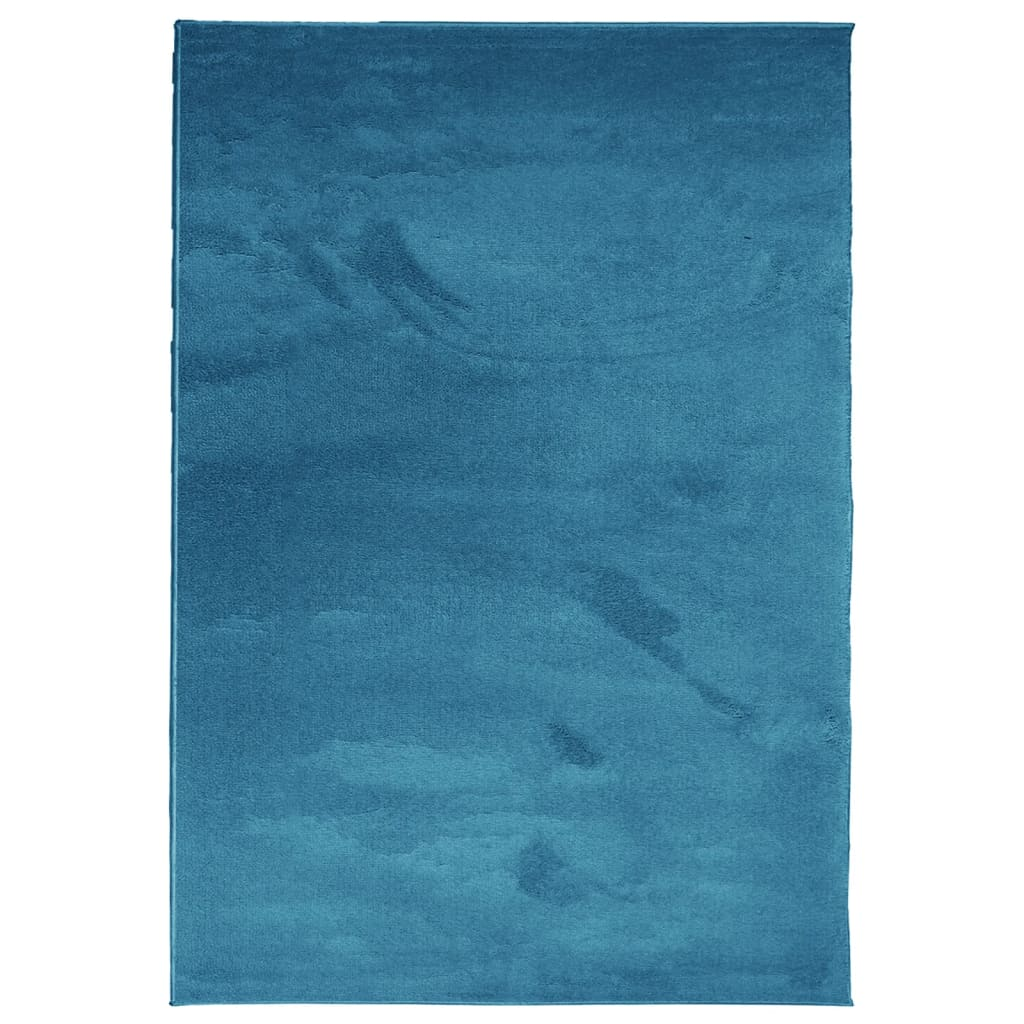 vidaXL Rug OVIEDO Short Pile Turquoise - 300x400 cm | Super Soft & Durable - BEYRUN