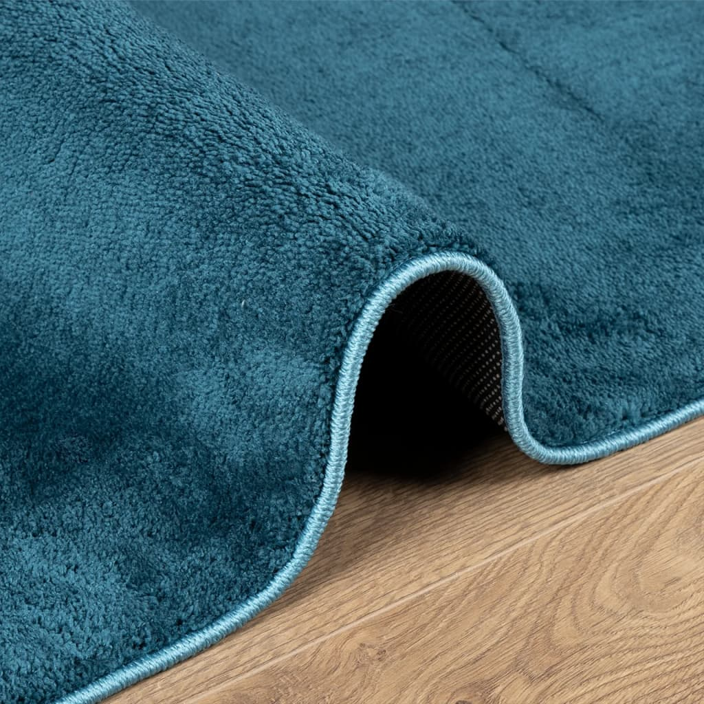 vidaXL Rug OVIEDO Short Pile Turquoise - 300x400 cm | Super Soft & Durable - BEYRUN