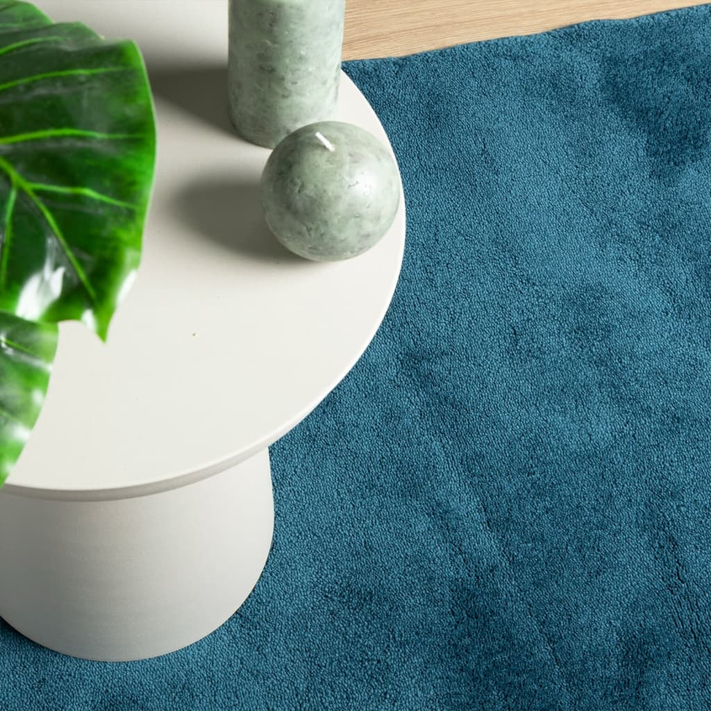 vidaXL Rug OVIEDO Short Pile Turquoise - 300x400 cm | Super Soft & Durable - BEYRUN