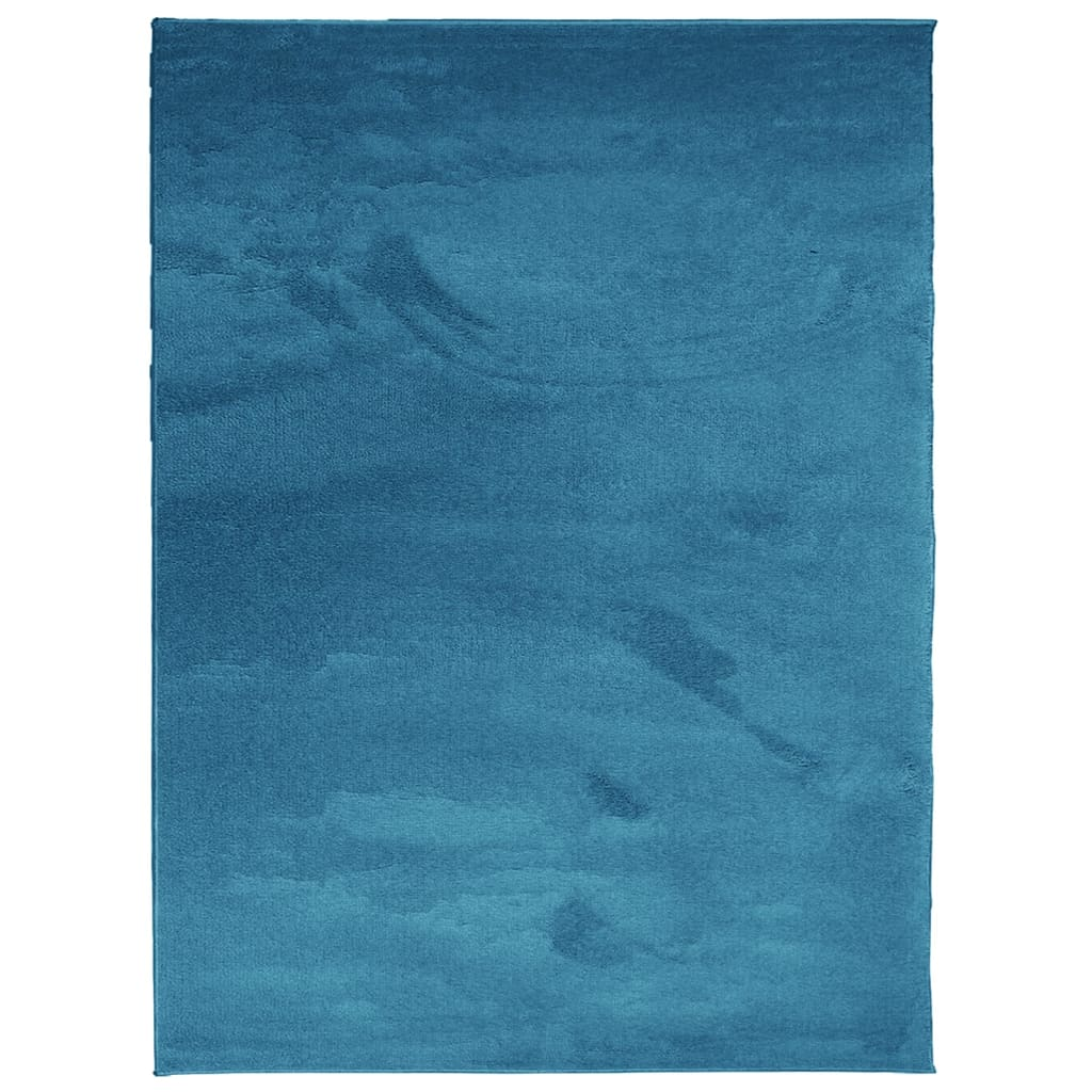 vidaXL OVIEDO Short Pile Rug - Turquoise, 240x340 cm - Super Soft, Durable and Stylish - BEYRUN