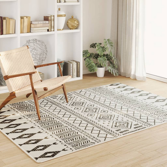 vidaXL Indoor & Outdoor Rug - Multicolour Short Pile, Anti-Slip, 160x230 cm - BEYRUN