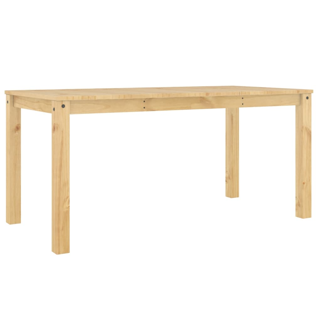 vidaXL Panama Dining Table | Solid Pine Wood | Elegant Minimalist Design | 160x80x75 cm - BEYRUN