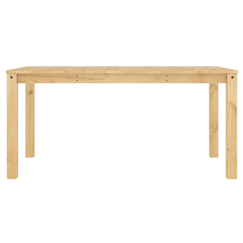 vidaXL Panama Dining Table | Solid Pine Wood | Elegant Minimalist Design | 160x80x75 cm - BEYRUN